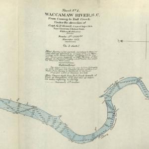U.S. Engineer Maps of the Waccamaw River, 1903