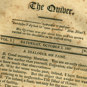 Quiver, Volume 1, Number 1, 1807