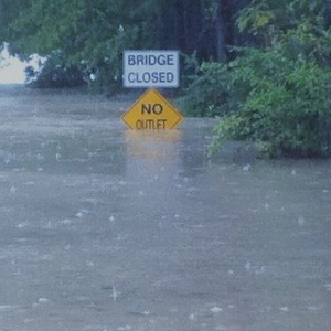 image of flooded roadway