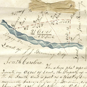 Image of a hand drawn map